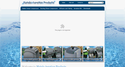 Desktop Screenshot of matalaaerationproducts.com